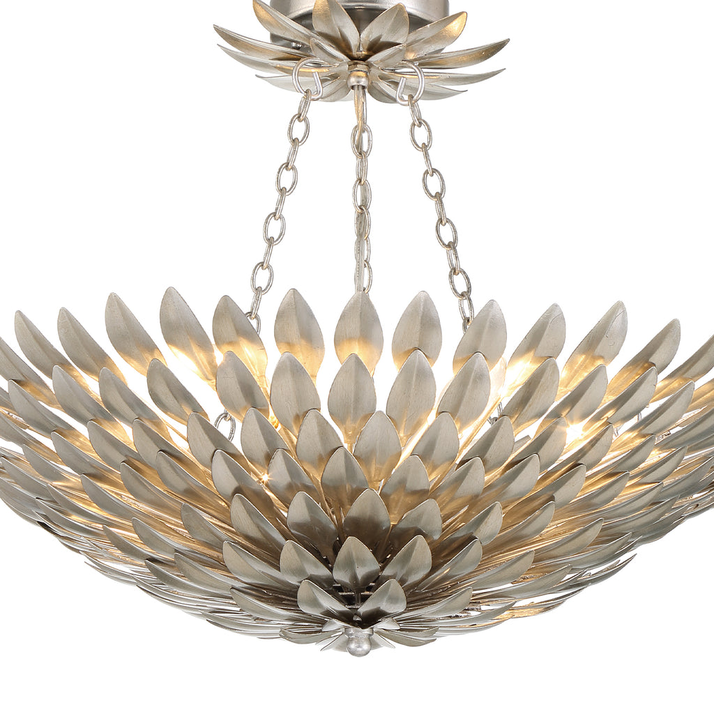 Broche 6 Light Semi Flush