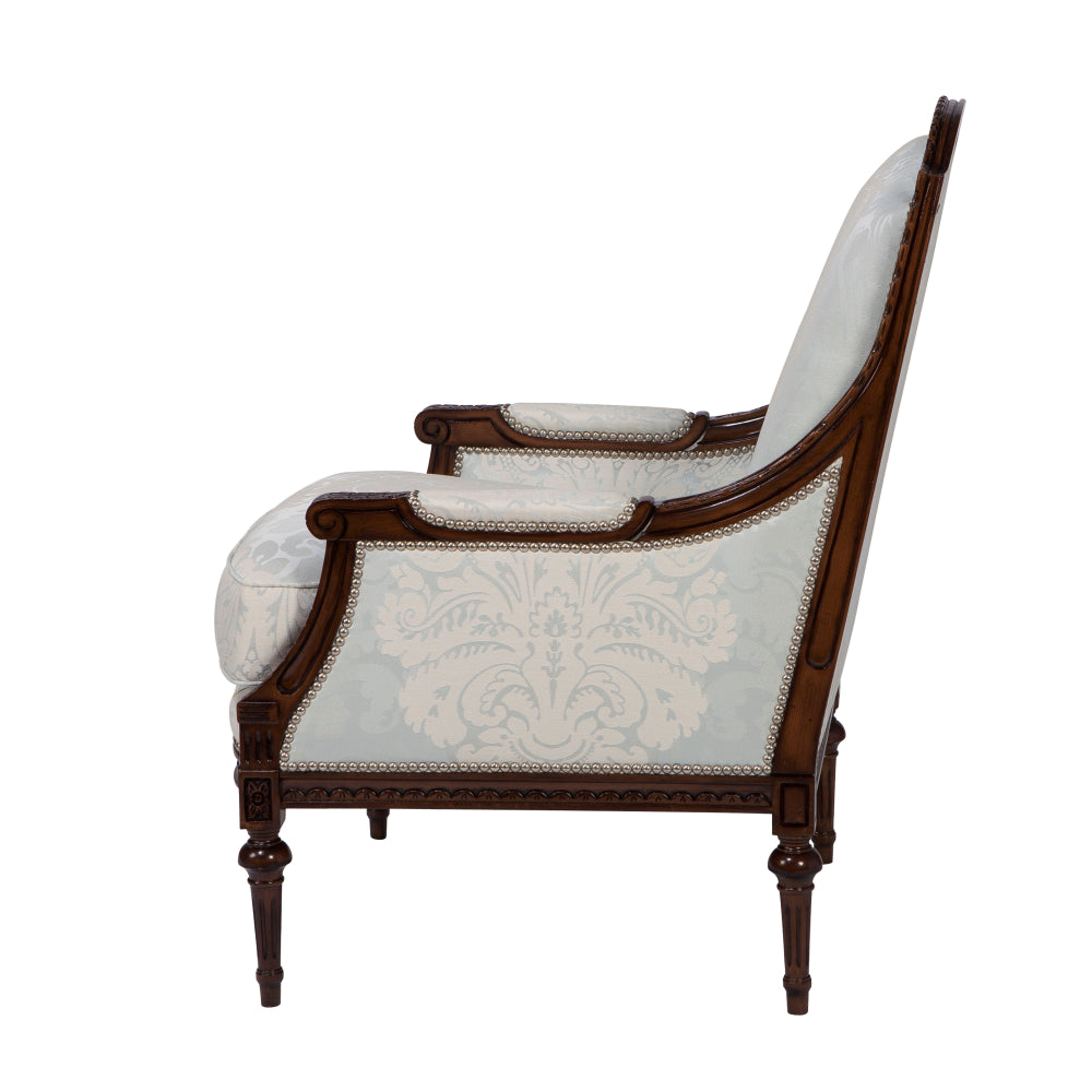 Lela Upholstered Chair With Nail Trim