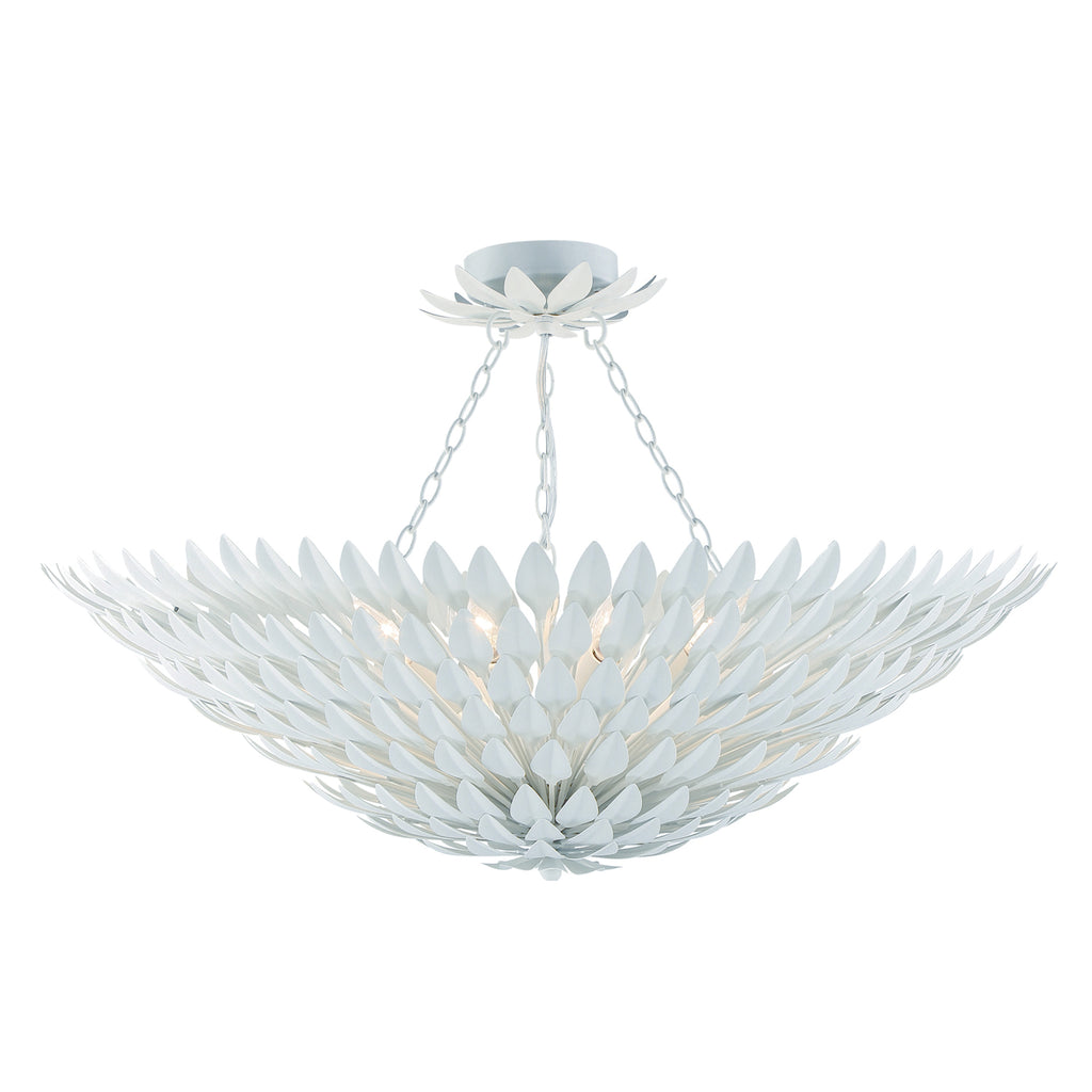 Broche 8 Light Semi Flush