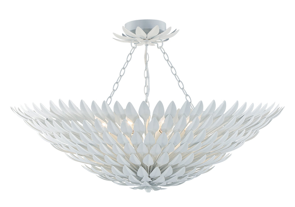 Broche 8 Light Semi Flush