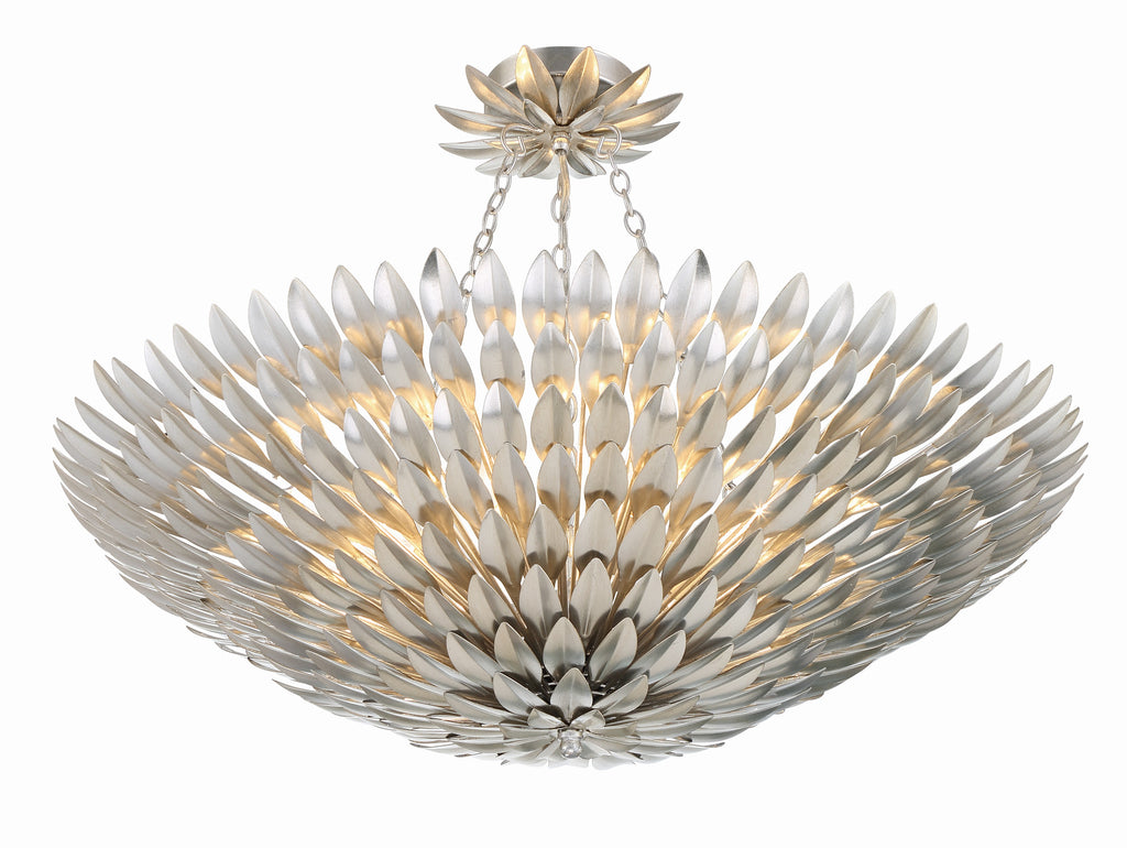 Broche 8 Light Semi Flush