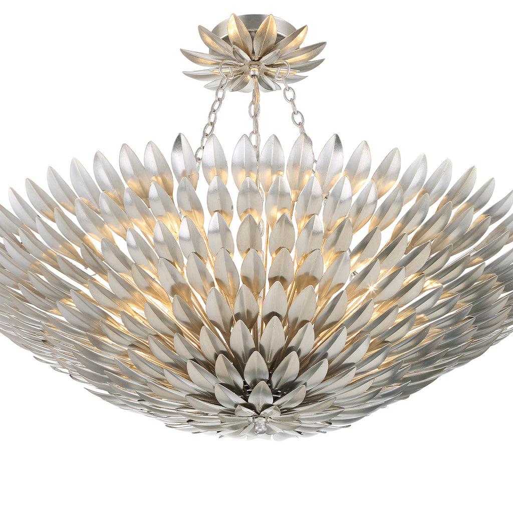 Broche 8 Light Semi Flush