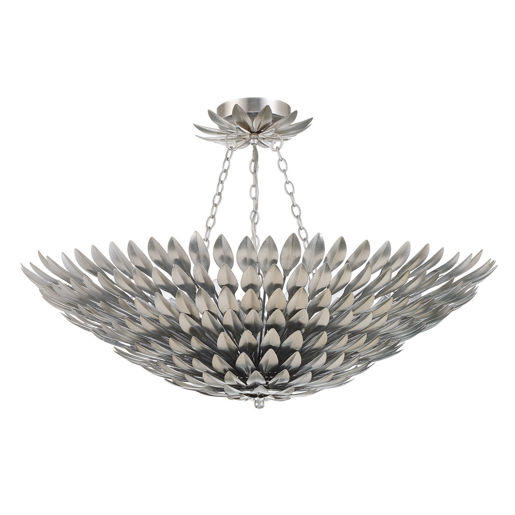 Broche 8 Light Semi Flush