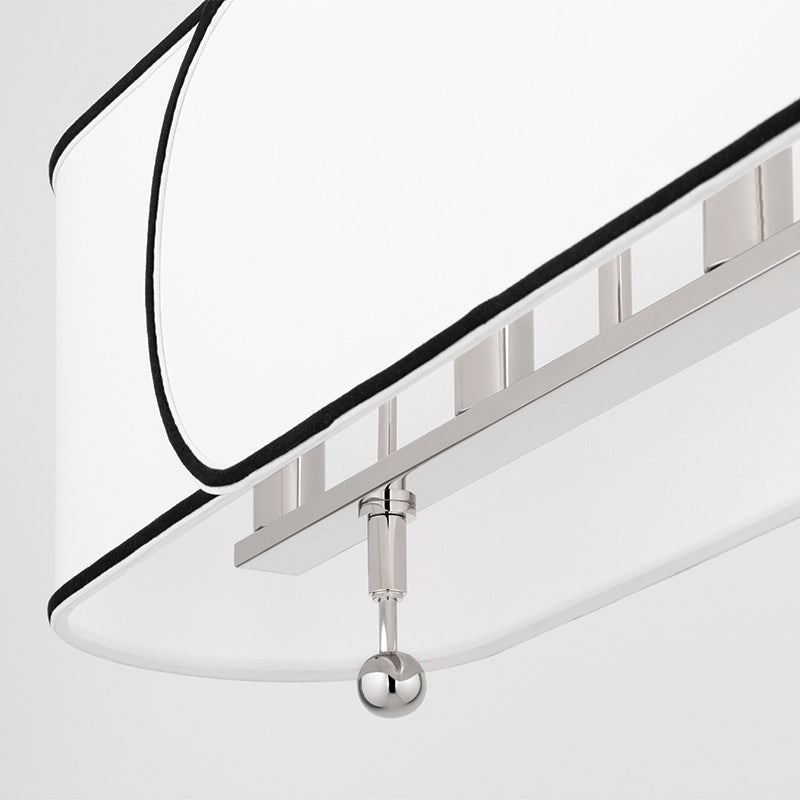 Zara Pendant 18" - Polished Nickel