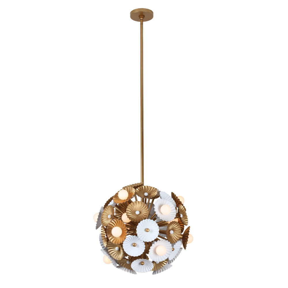 Damask 15 Light Semi Flush/Convertible