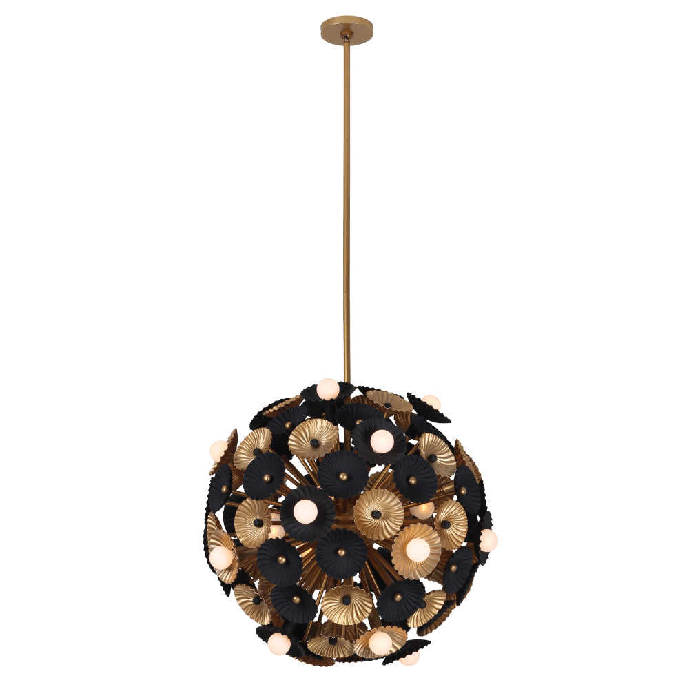 Damask 28 Light Orb Pendant