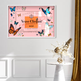 Stylish Butterfly Holder Artwork