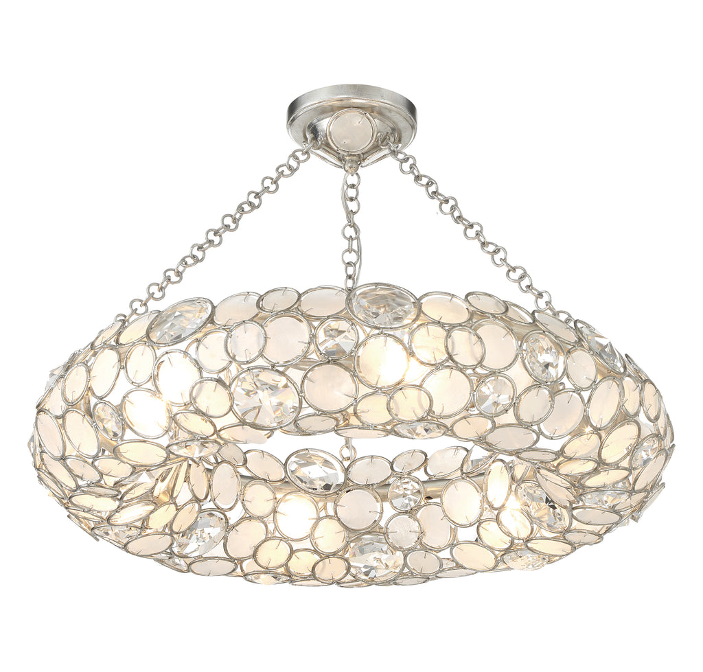 Palla 6 Light Semi Flush