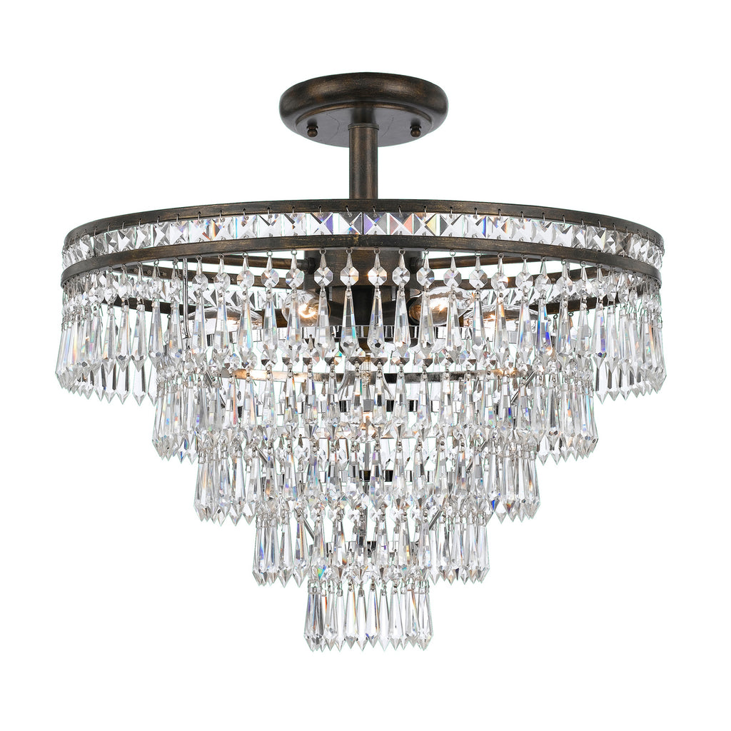 Mercer 7 Light Semi Flush