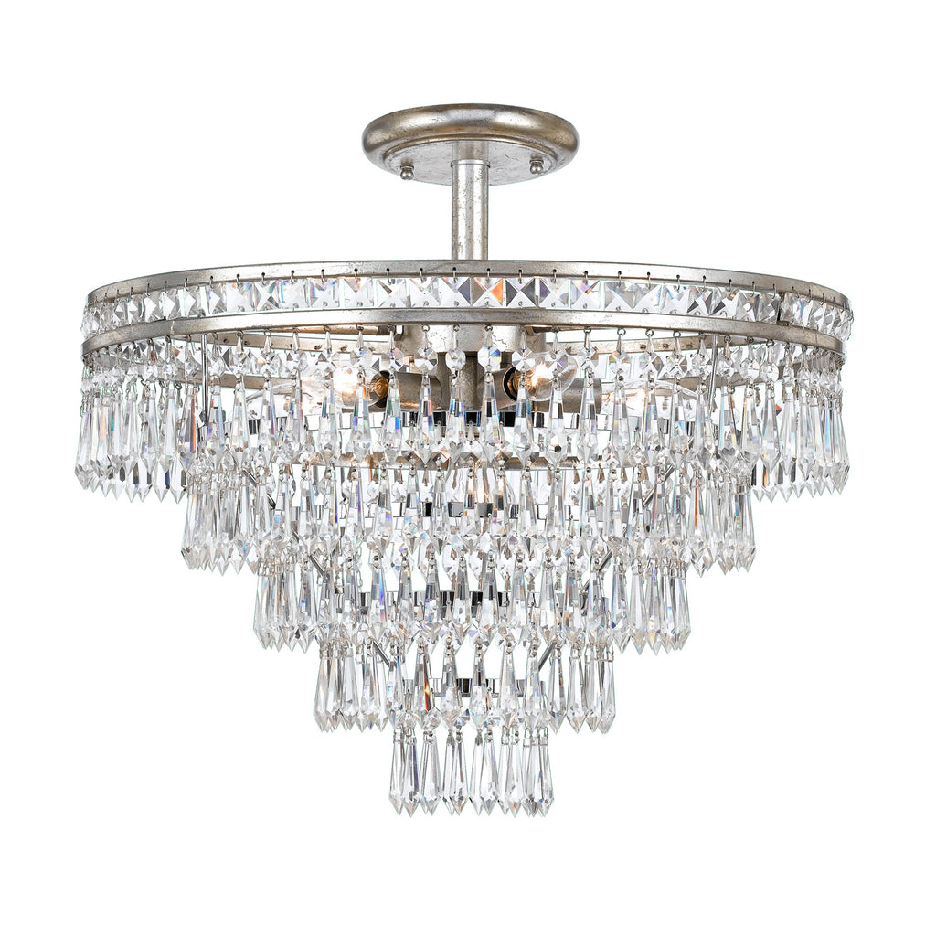 Mercer 7 Light Semi Flush