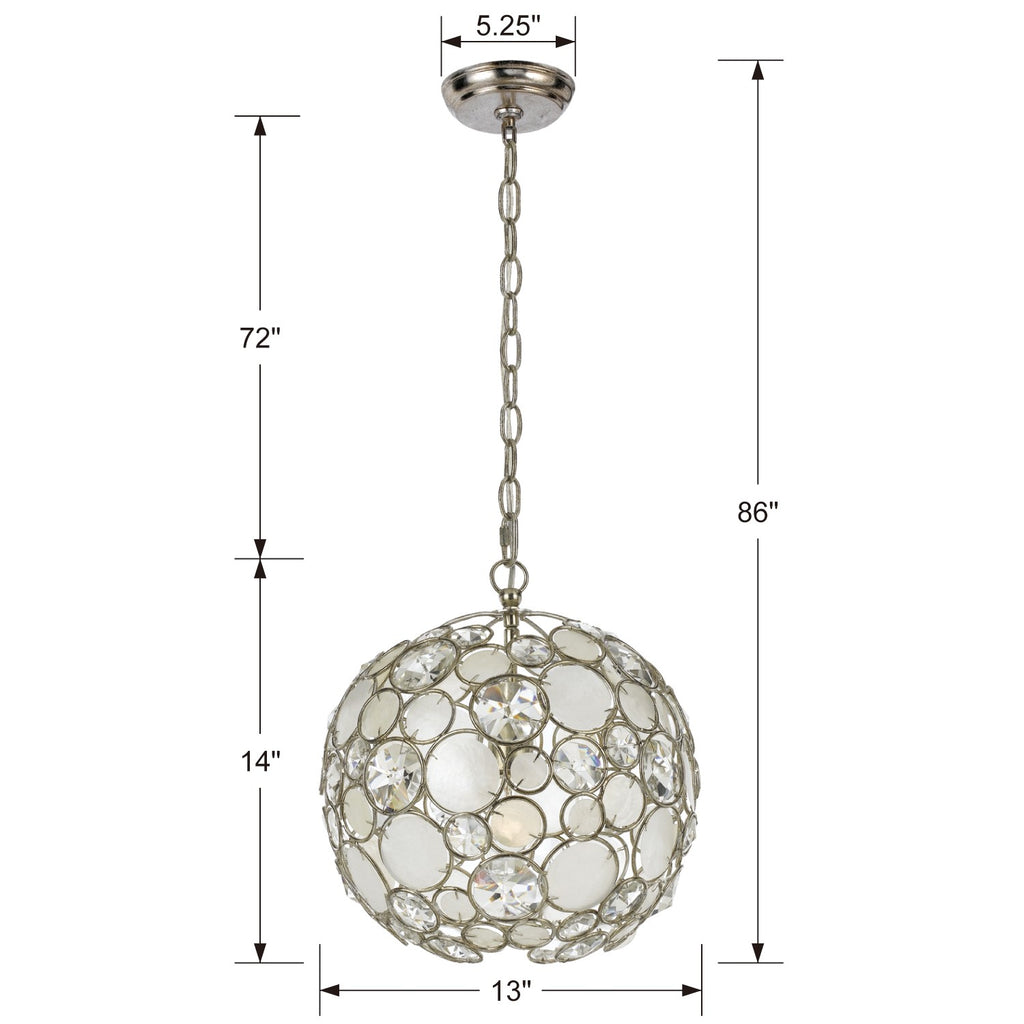 Palla 1 Light Pendant