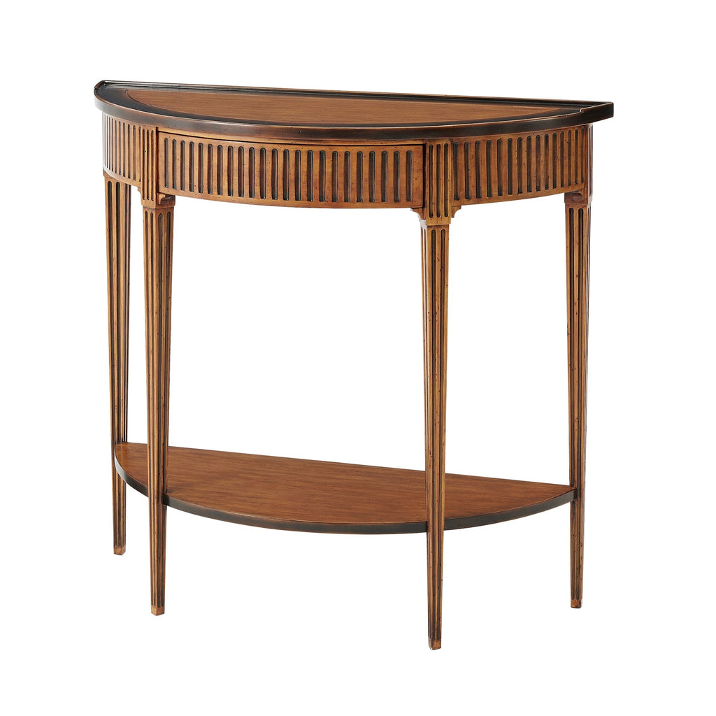 The Provincial Bowed Console Table