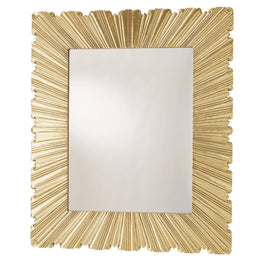 Linenfold Mirror : Linenfold Mirror (Large / Brass)