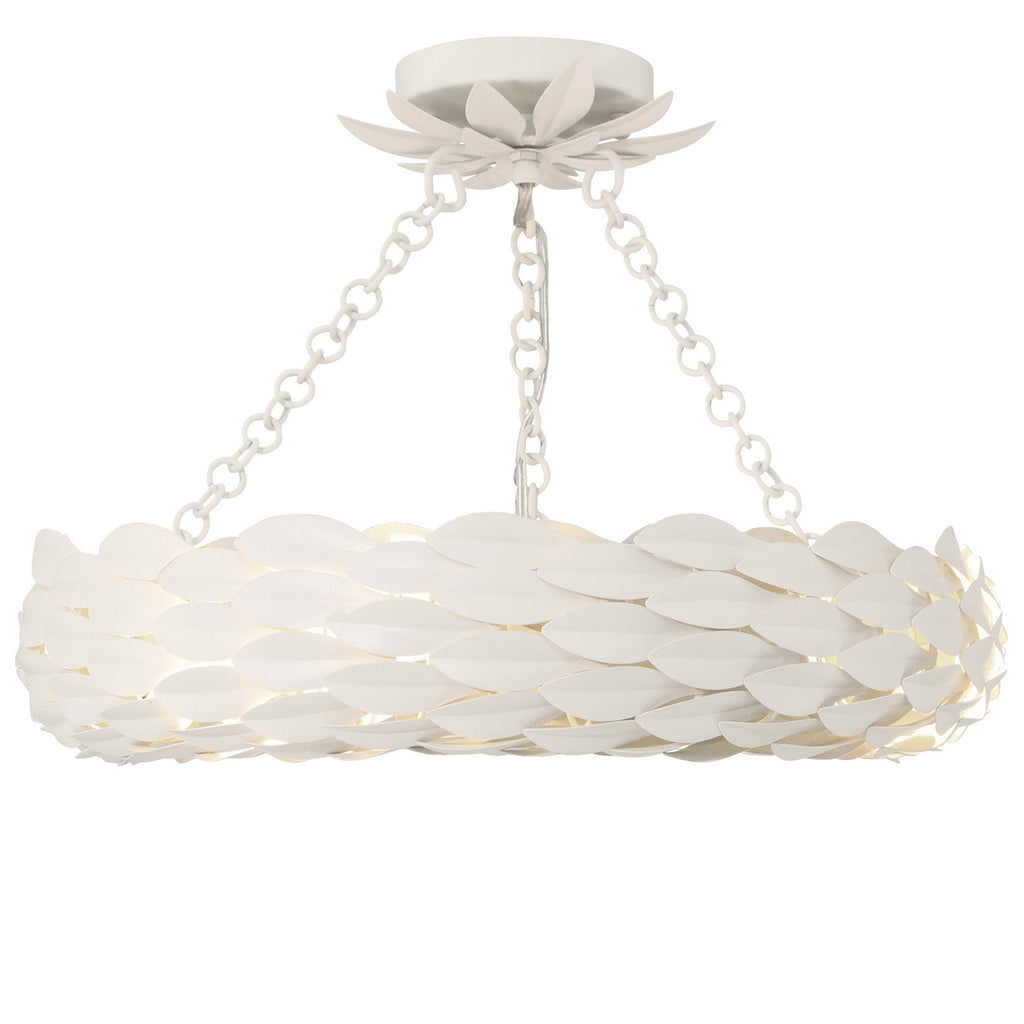 Broche 6 Light Semi Flush