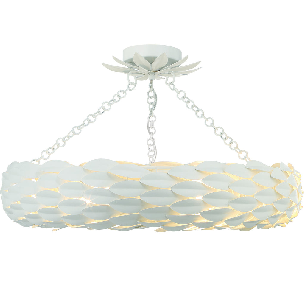 Broche 6 Light Semi Flush