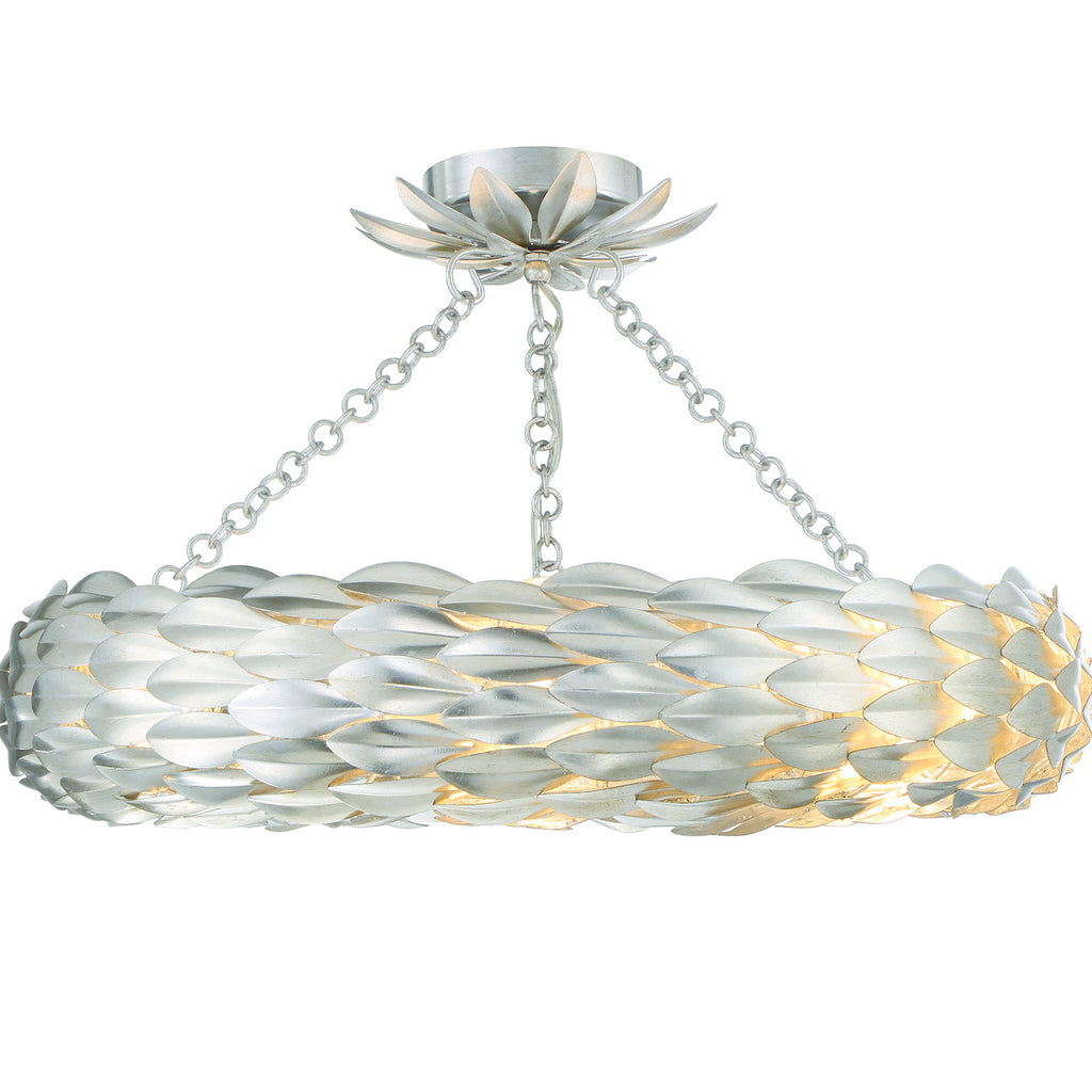 Broche 6 Light Semi Flush