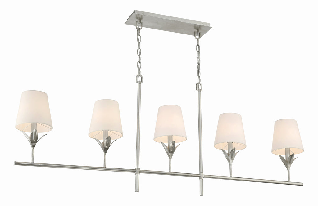 Broche 5 Light Linear Chandelier