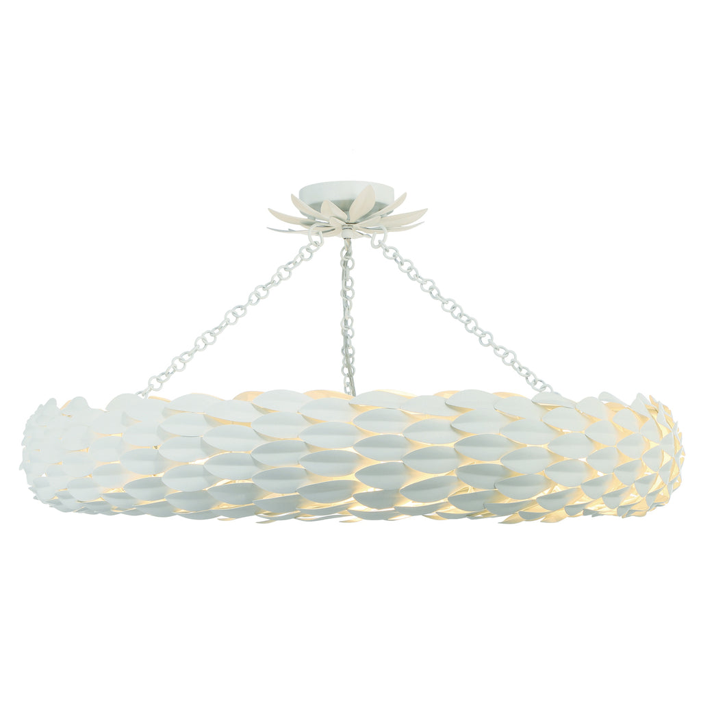 Broche 8 Light Semi Flush