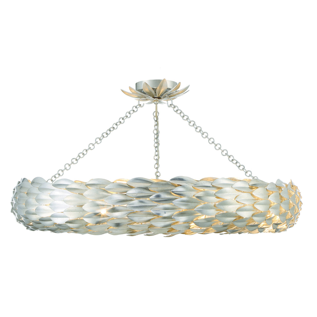 Broche 8 Light Semi Flush