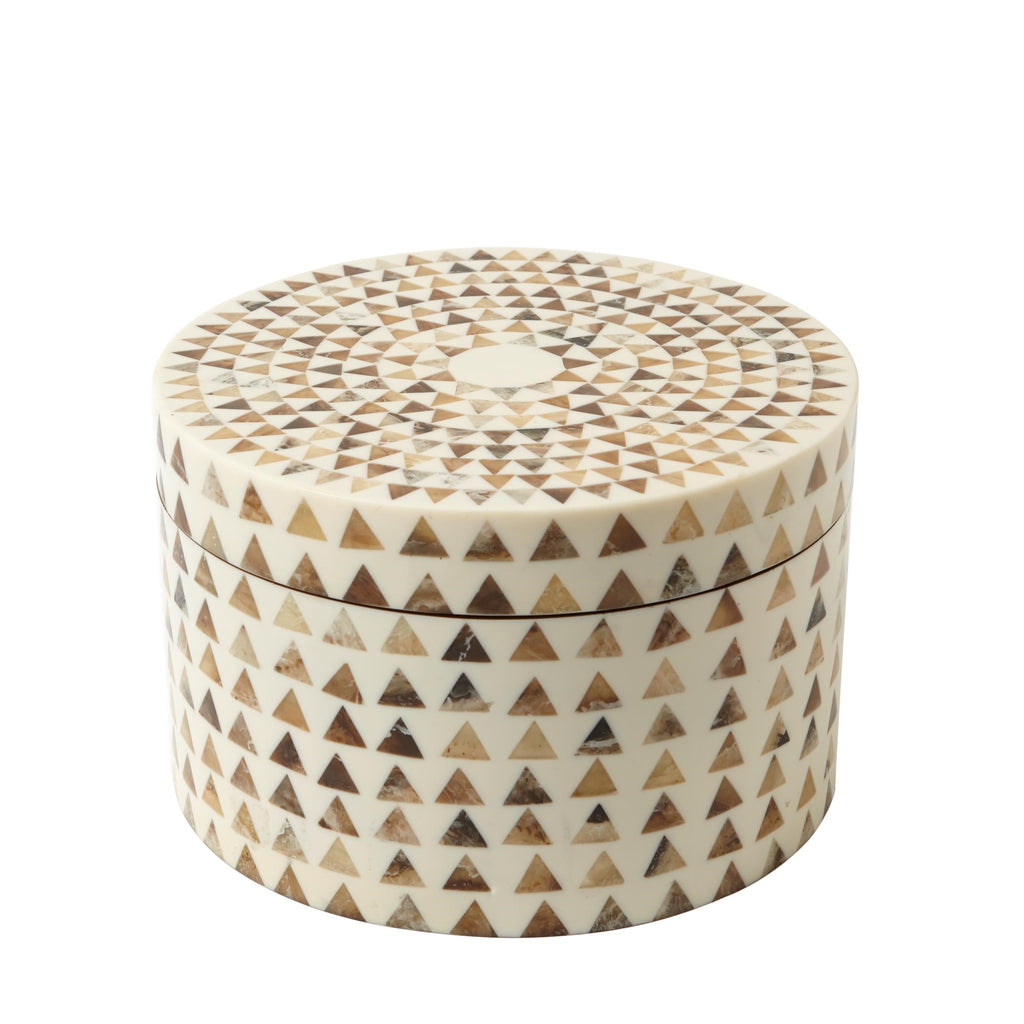 Triangle Stripe Box : Triangle Stripe Box (Large / Round)