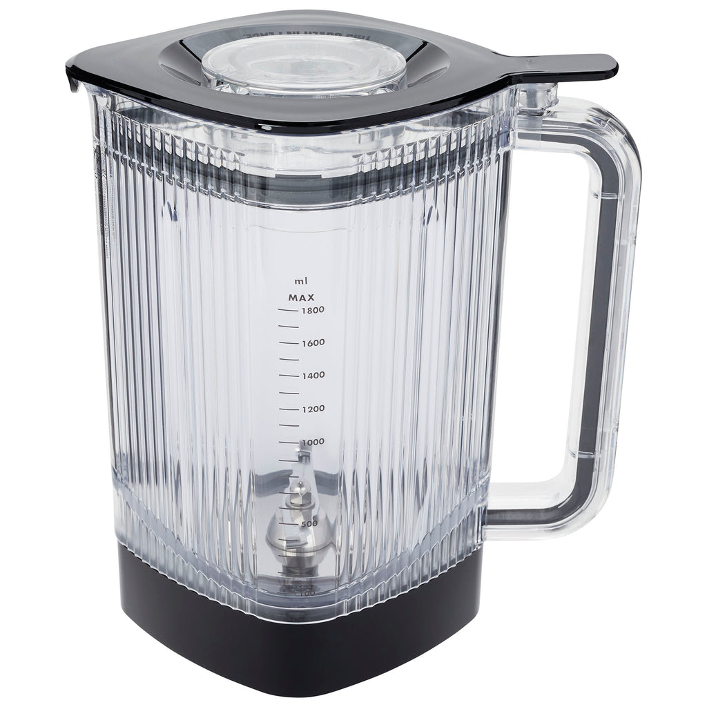 1.8 L Jar (Including Blade Unit) And Lid, Vacuum Adapter (Black)