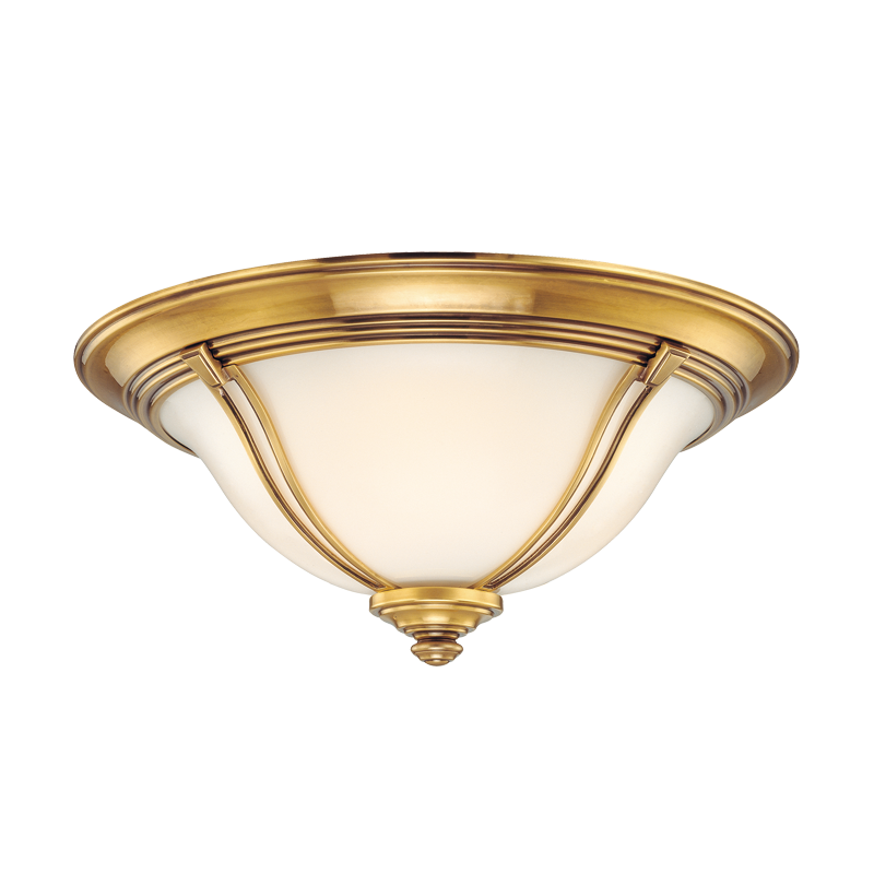 Carrollton Flush Mount 6" - Flemish Brass