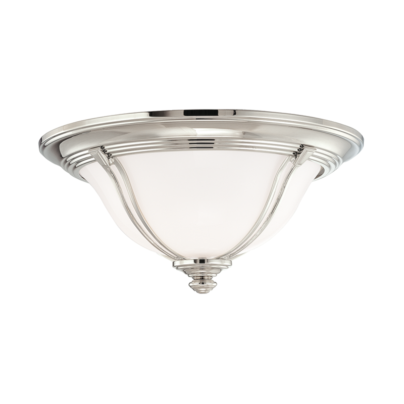 Carrollton Flush Mount 6" - Polished Nickel