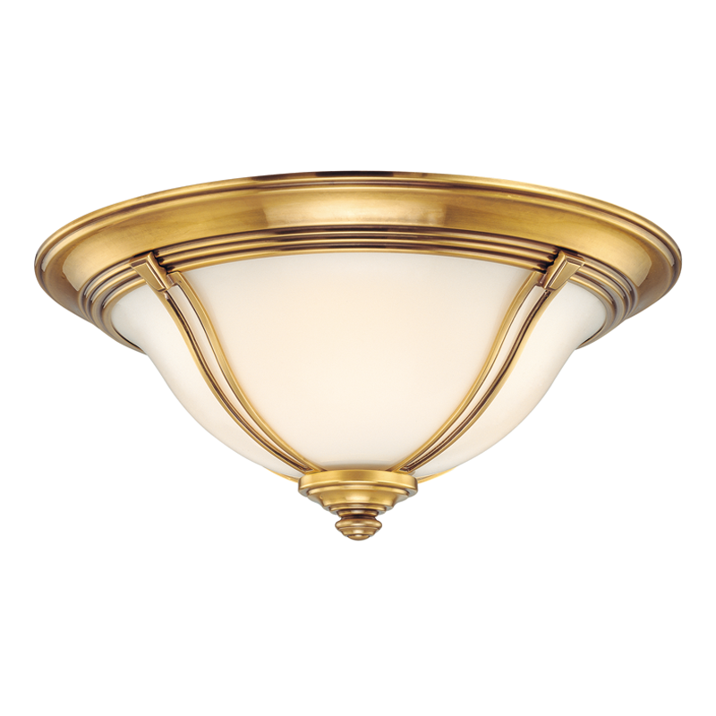 Carrollton Flush Mount 7" - Flemish Brass