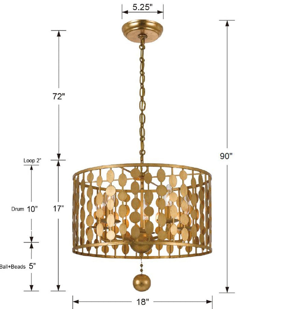 Layla 5 Light Chandelier