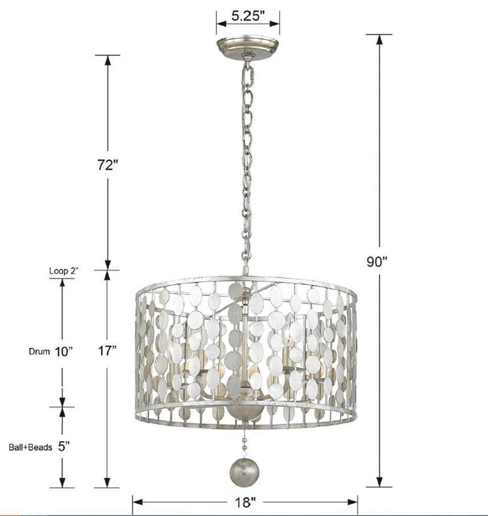 Layla 5 Light Chandelier