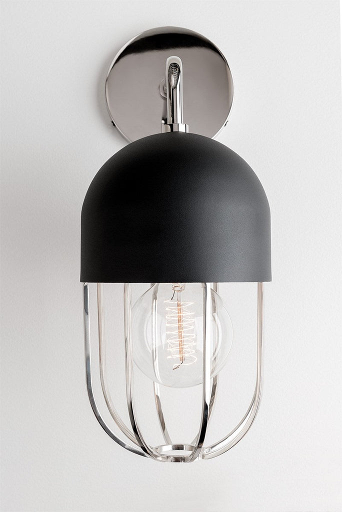 Haley Pendant - Polished Copper/Dusk Black