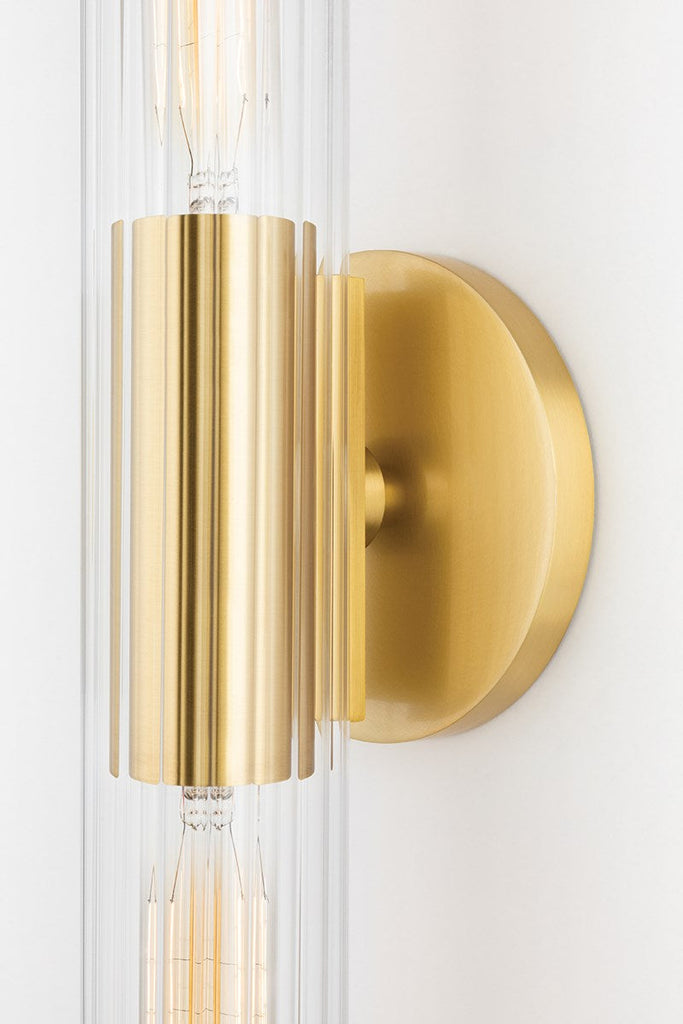 Cecily Wall Sconce 24" - Aged Brass