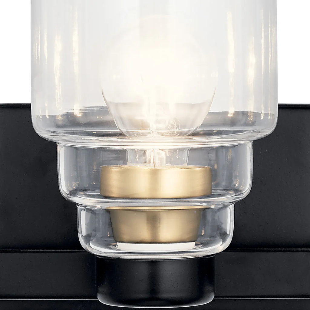 Vionnet Vanity Light, 3-Light with Clear Glass