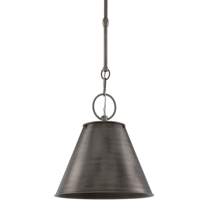 Altamont Pendant 11" - Historic Nickel