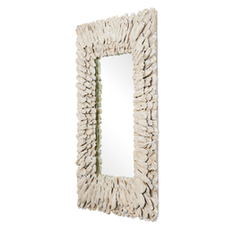 Beachhead Whitewash Rectangular Mirror