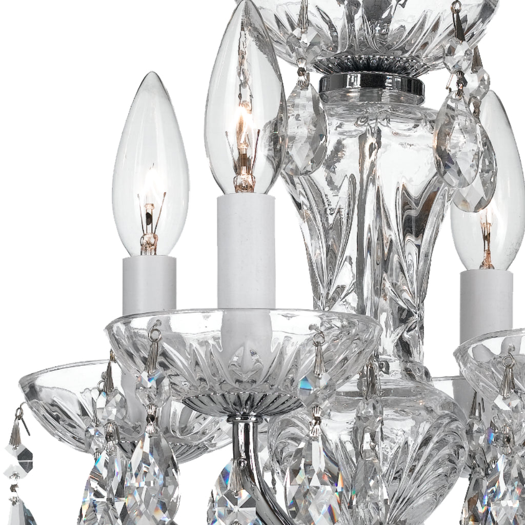 Traditional Crystal 4 Light Mini Chandelier