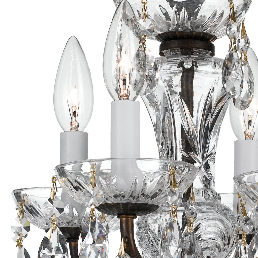 Traditional Crystal 4 Light Mini Chandelier