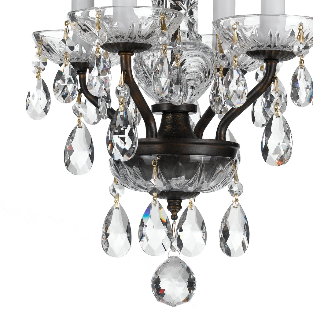 Traditional Crystal 4 Light Mini Chandelier