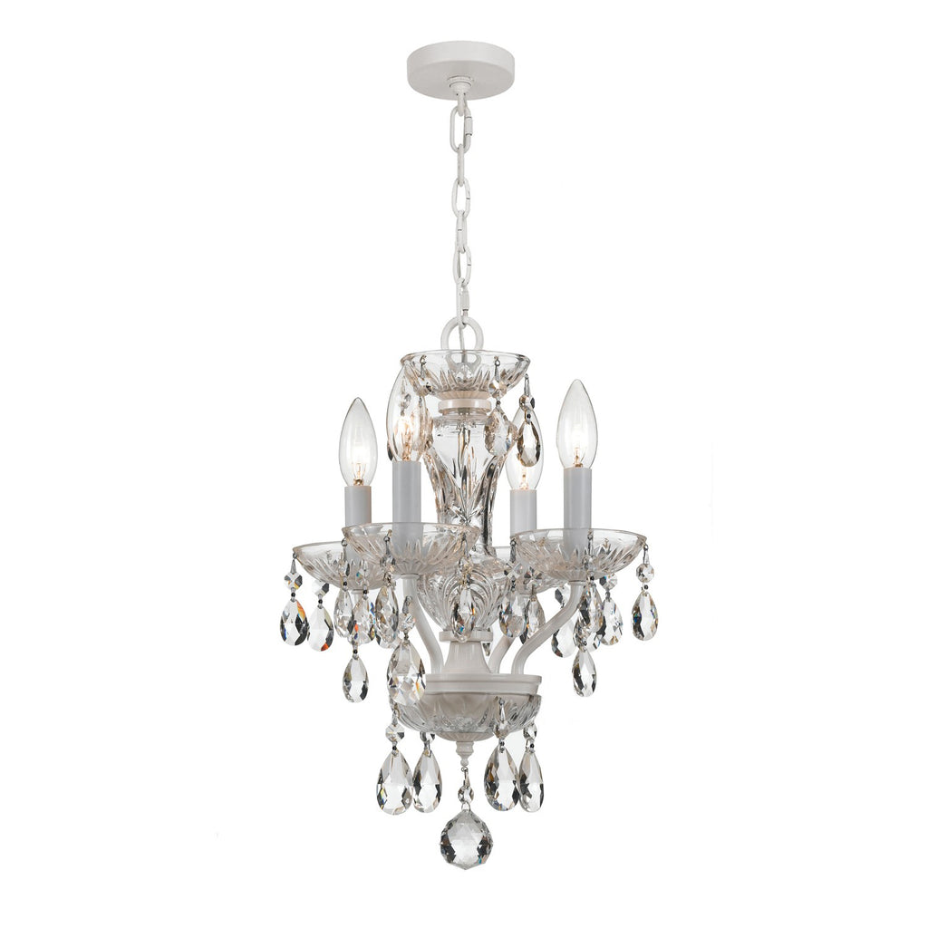 Traditional Crystal 4 Light Mini Chandelier