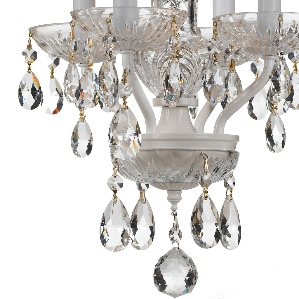 Traditional Crystal 4 Light Mini Chandelier