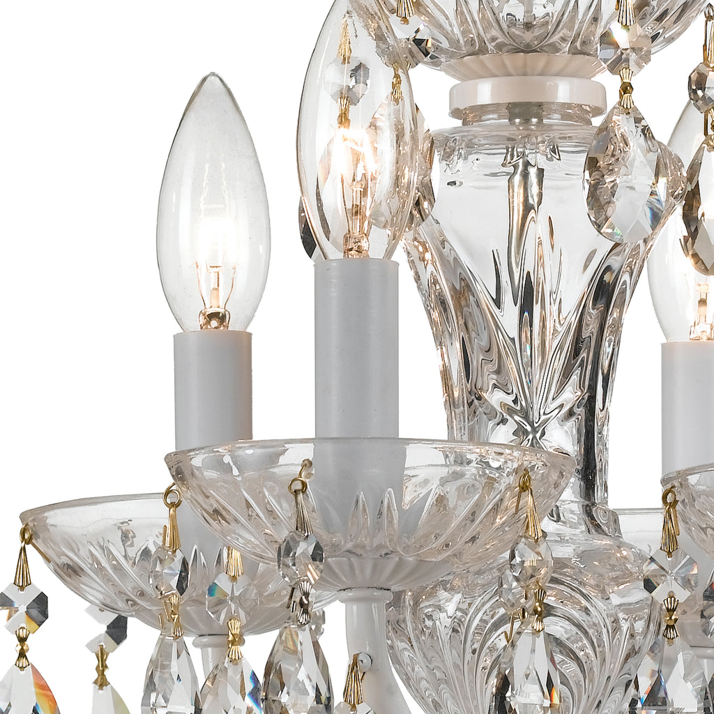 Traditional Crystal 4 Light Mini Chandelier