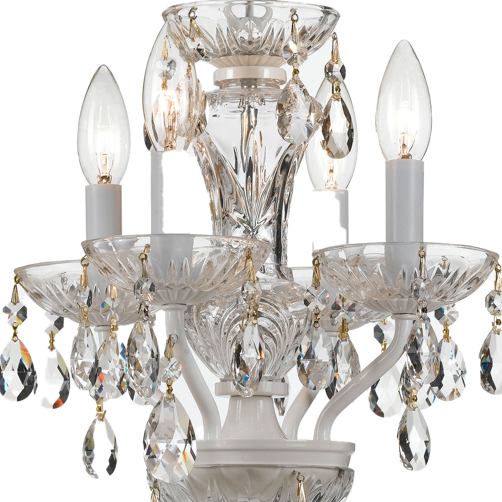 Traditional Crystal 4 Light Mini Chandelier