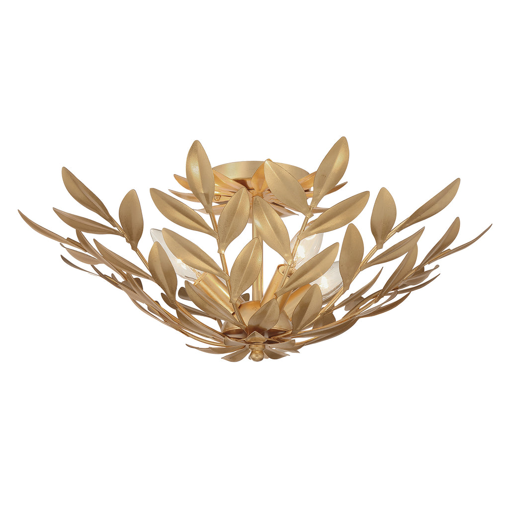 Broche 4 Light Semi Flush