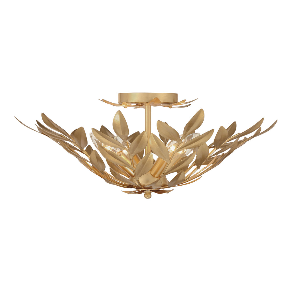 Broche 4 Light Semi Flush