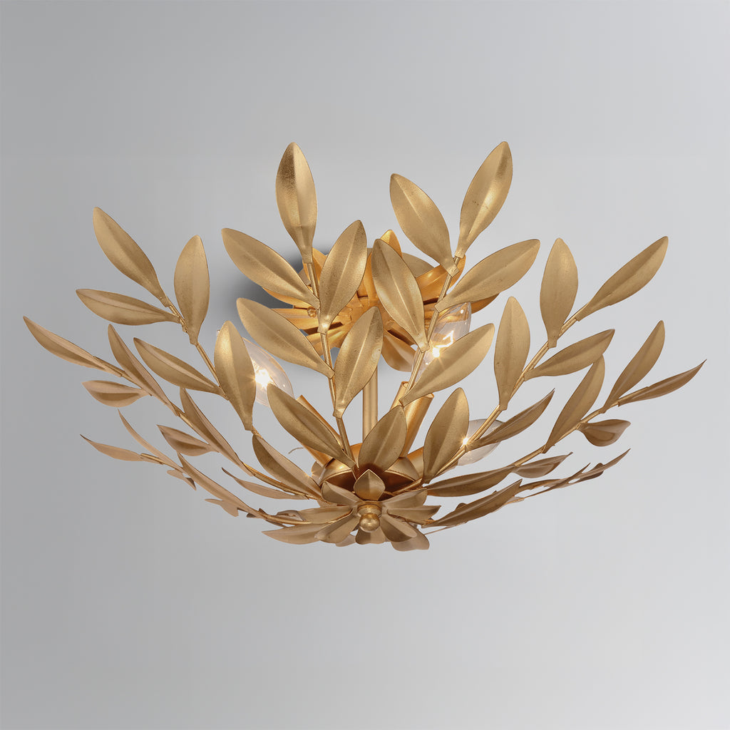 Broche 4 Light Semi Flush