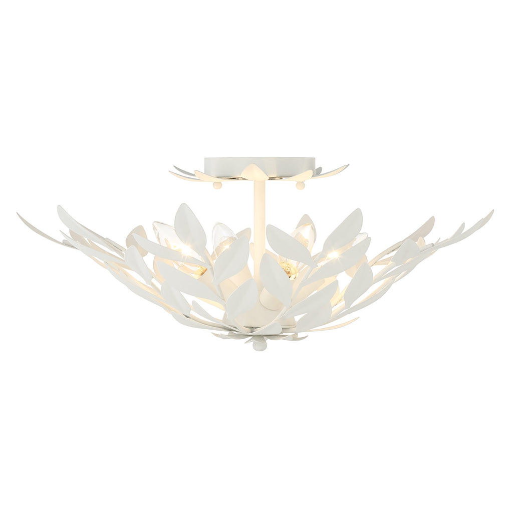 Broche 4 Light Semi Flush