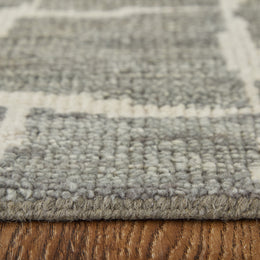 Sutton Transitional Abstract Taupe Ivory Area Rug (11'6" x 15')