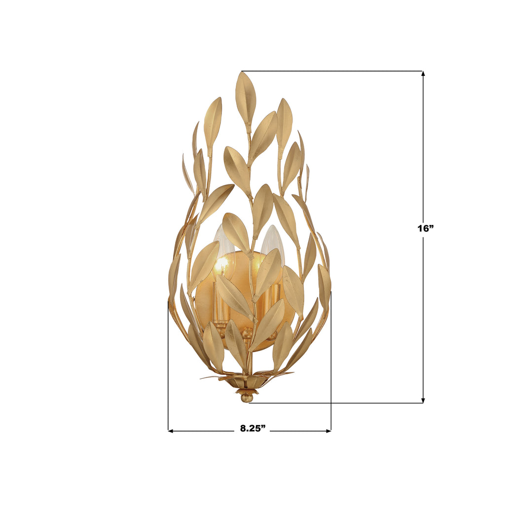 Broche 2 Light Sconce