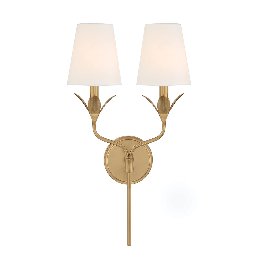 Broche 2 Light Sconce