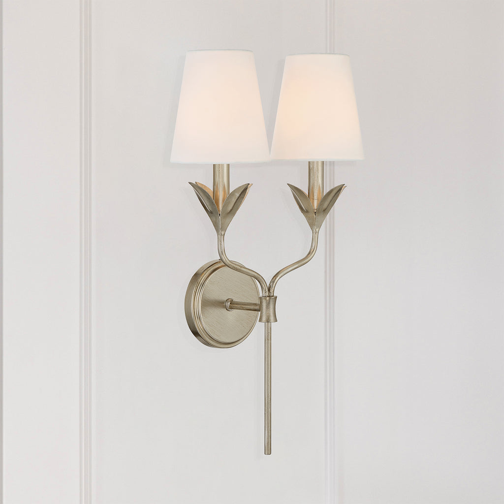 Broche 2 Light Sconce